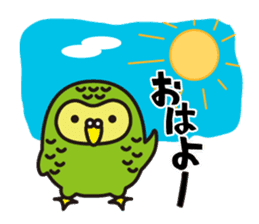 Happy Kakapo sticker #1184631