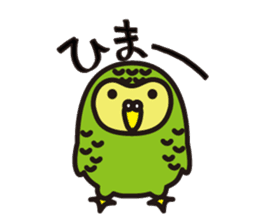 Happy Kakapo sticker #1184646