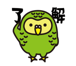 Happy Kakapo sticker #1184656