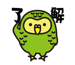 Happy Kakapo sticker #1184656