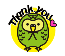 Happy Kakapo sticker #1184658