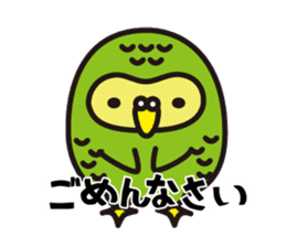 Happy Kakapo sticker #1184664