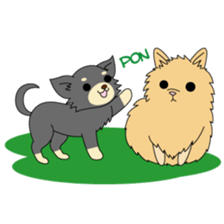 Pretty dog sticker #1184708