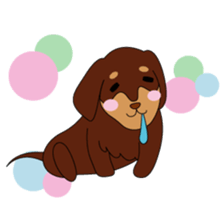 Pretty dog sticker #1184725