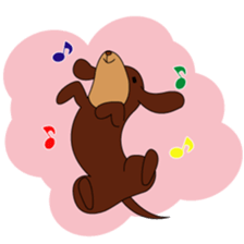 Pretty dog sticker #1184727