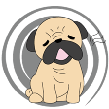 Pretty dog sticker #1184733