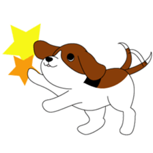 Pretty dog sticker #1184741