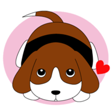 Pretty dog sticker #1184743