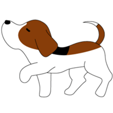 Pretty dog sticker #1184744