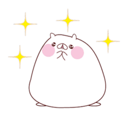 pretty hamster sticker #1184996