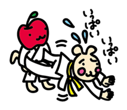 usainu (rabbit dog) : KARATE LOVE sticker #1185244