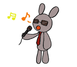 a stuffed rabbit sticker #1185458