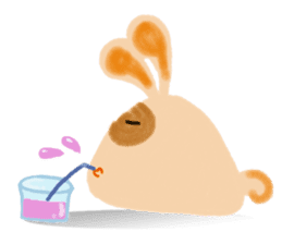 Rabbit Cawaii sticker #1185989