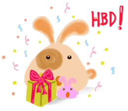 Rabbit Cawaii sticker #1186009