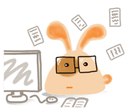 Rabbit Cawaii sticker #1186015