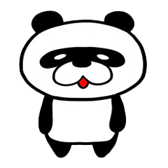 The sticker of a Hiropanda