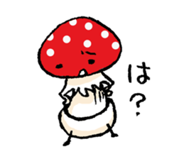 Country of  a mushroom "Benny" sticker #1186506