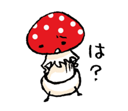 Country of  a mushroom "Benny" sticker #1186506