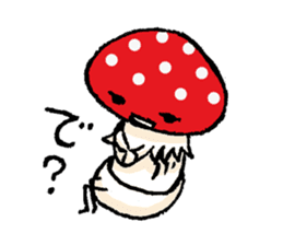 Country of a mushroom "Benny" sticker #1186507