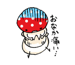 Country of a mushroom "Benny" sticker #1186509