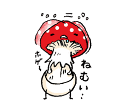 Country of  a mushroom "Benny" sticker #1186510