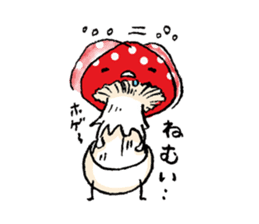 Country of a mushroom "Benny" sticker #1186510