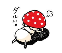 Country of a mushroom "Benny" sticker #1186511