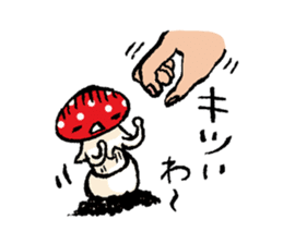 Country of  a mushroom "Benny" sticker #1186514
