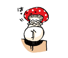 Country of a mushroom "Benny" sticker #1186517