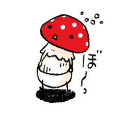 Country of a mushroom "Benny" sticker #1186527
