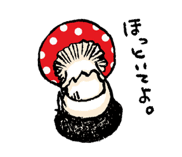 Country of  a mushroom "Benny" sticker #1186528