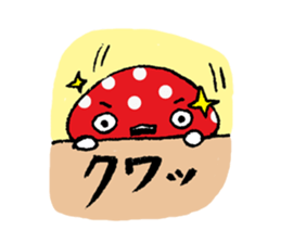 Country of  a mushroom "Benny" sticker #1186534