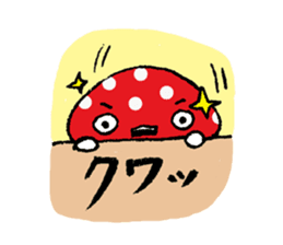 Country of a mushroom "Benny" sticker #1186534