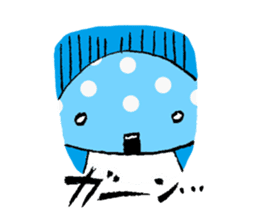 Country of a mushroom "Benny" sticker #1186536