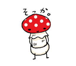 Country of  a mushroom "Benny" sticker #1186540