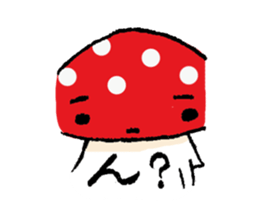 Country of  a mushroom "Benny" sticker #1186541