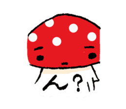 Country of  a mushroom "Benny" sticker #1186541