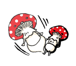 Country of a mushroom "Benny" sticker #1186544