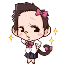 Saruhara middle management by hard. sticker #1186792