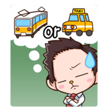 Saruhara middle management by hard. sticker #1186816