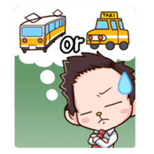 Saruhara middle management by hard. sticker #1186816