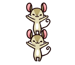 Little mice sticker #1187295