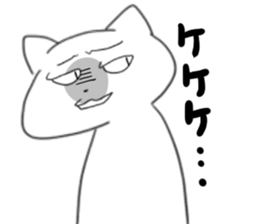 white cats sticker #1187388