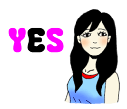 Gap Girl sticker #1187586