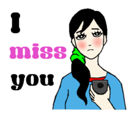 Gap Girl sticker #1187588