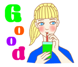 Gap Girl sticker #1187603