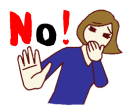 Gap Girl sticker #1187620