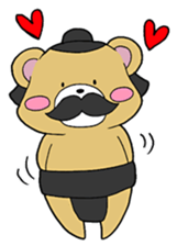 Dandy sumo wrestler "higekumanishiki" sticker #1188123