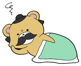 Dandy sumo wrestler "higekumanishiki" sticker #1188129