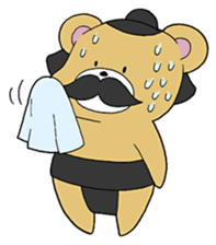 Dandy sumo wrestler "higekumanishiki" sticker #1188139